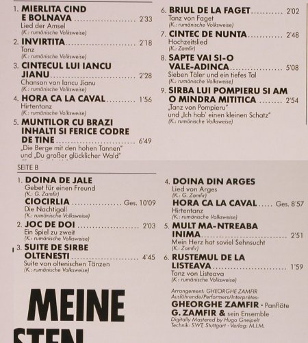 Zamfir,Gheorghe: Zauber der Panflöte,Meine schnsten, Capriole(15 666 1), D,Club Ed., 1988 - LP - V602 - 6,00 Euro