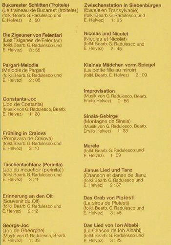 Radulesco,Gheorghe: Le Cymbalum Roumain(Muntenia), Arion(30 T 121), NL, 1971 - LP - V615 - 9,00 Euro