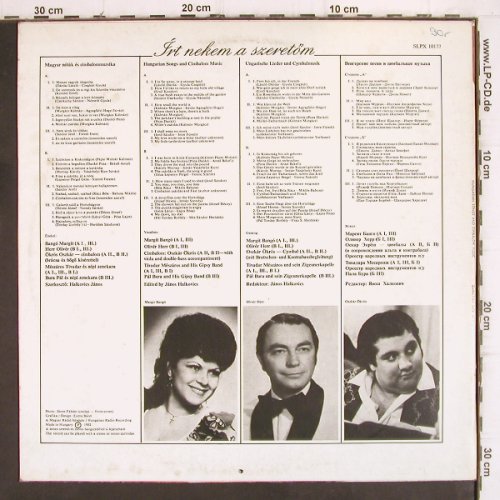V.A.Ungarische Lieder & Cymbalmusik: Margit Bango, Oliver Herr.., Qualiton(SLPX 10177), H, 1982 - LP - V717 - 7,50 Euro