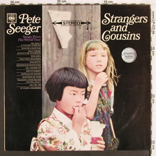Seeger,Pete: Strangers and Cousins, m-/vg+, CBS(SBPG 62528), UK, 1965 - LP - V789 - 7,50 Euro