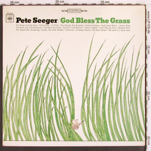 Seeger,Pete: God Bless The Grass, CBS(CBS S 62618), D, 1966 - LP - V799 - 9,00 Euro