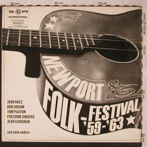 V.A.Newport Folk-Festival '59-'63: Joan Baez,Bob Gibson...Lester Flat, SR(75 301-P13), D,m-/vg+,  - LP - X1975 - 9,00 Euro
