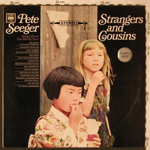 Seeger,Pete: Strangers and Cousins, CBS(SBPG 62528), UK, 1965 - LP - X2005 - 12,50 Euro