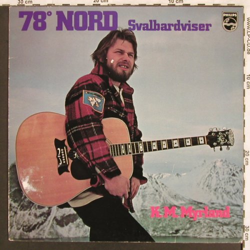 Myrland,K.M.: 78° Nord - Svalbardviser, m-/vg+, Philips(LP-Nord 78), , 1978 - LP - X3123 - 7,50 Euro