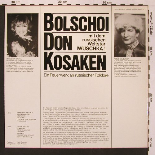 Bolshoi Don Kosaken: Same, Iwuschka Iwetta, RBM Records(9033), D, 1983 - LP - X9070 - 6,00 Euro