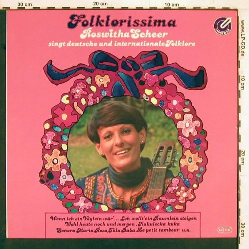 Scheer,Roswitha: Folklorissima, Connyland(PTL 793), D,  - LP - Y1997 - 7,50 Euro