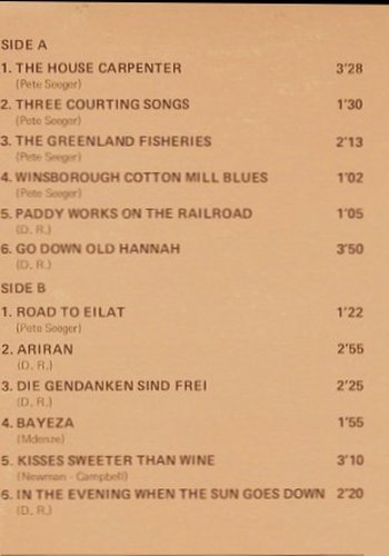 Seeger,Pete: Road To Eilat, Musidisc(30 JA 5125), F,  - LP - Y2569 - 7,50 Euro