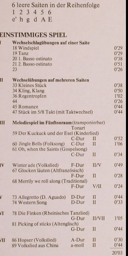 Kreidel,Dieter: Schallplatte zur Gitarrenschule 1, Schott Wergo(T 201), D, 1977 - LP - Y2585 - 6,00 Euro