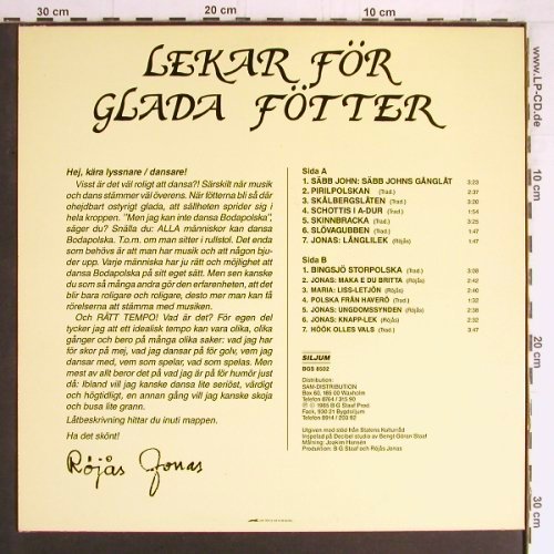 Lekar AV: Lekar För Glada Ftter, Siljum(BGS 8502), S, 1985 - LP - Y3380 - 9,00 Euro