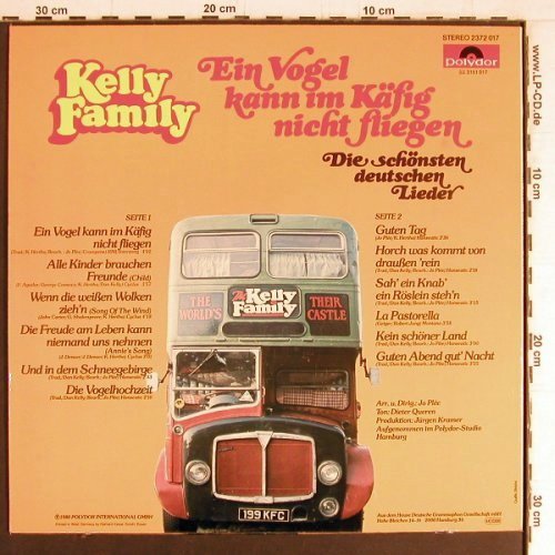 Kelly Family: Ein Vogel kann im Käfig nicht flieg, Polydor(2372 017), D, 1980 - LP - Y3637 - 6,00 Euro