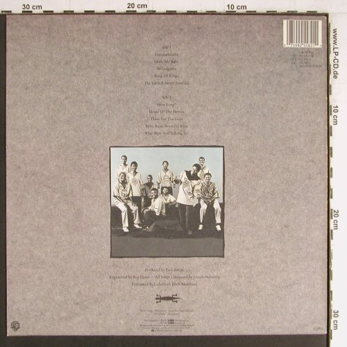 Ladysmith Black Mambazo: Shaka Zulu, WB(925 582-1), D, 1987 - LP - Y3728 - 7,50 Euro