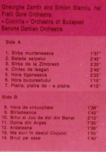 Zamfir,Gheorghe: Roumanian Flutes 2, Avion(FARN 91035), I, 1975 - LP - Y3750 - 7,50 Euro