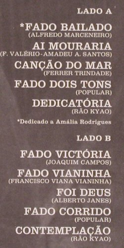 Kyao,Rao: Fado Bailado, Vertigo(810 457-1), P, 1983 - LP - Y4547 - 7,50 Euro