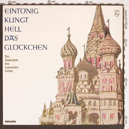 Staatschor des russischen Liedes: Eintönig klingt hell das Glckchen, Philips(633 304 PL), D, Mono,co,  - LP - Y4569 - 7,50 Euro