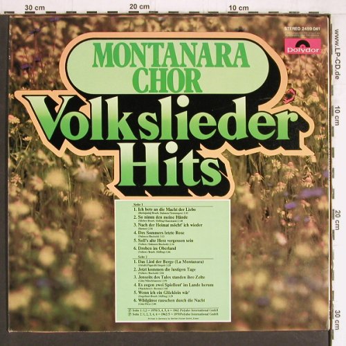Montanara Chor: Volkslieder Hits, Polydor(2459 041), D, Ri,  - LP - Y4687 - 6,00 Euro