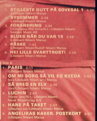 Nilsen,Lillebjrn: Oslo 3, Nor Disc(NORLP 401), N, 1979 - LP - Y4806 - 7,50 Euro