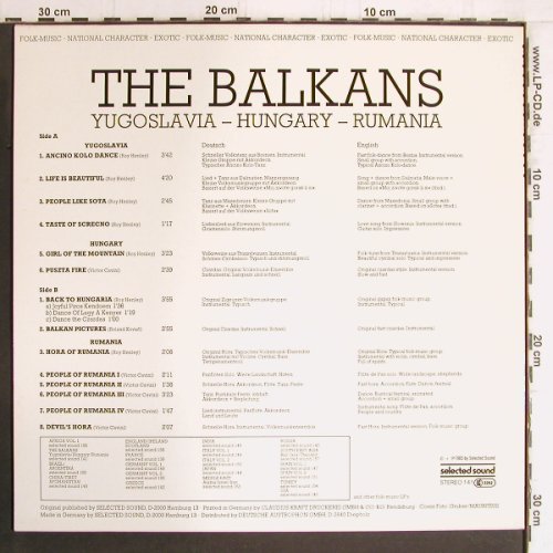V.A.The Balkans: Yugoslavia-Hungary-Rumania, Selected Sound(141), D, 1983 - LP - Y4887 - 7,50 Euro