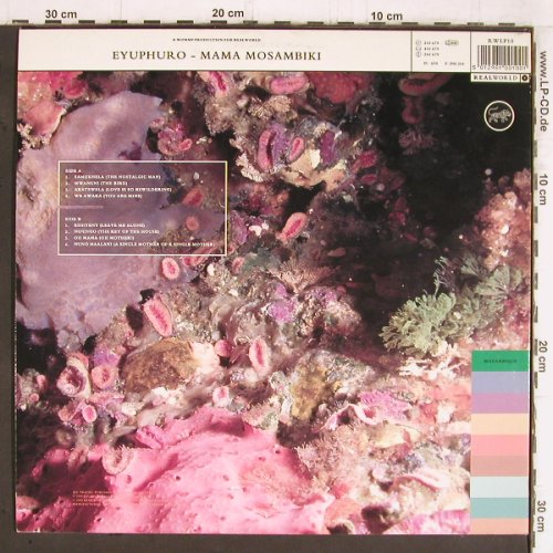 Eyuphuro: Mama Mosambiki, vg+/m-, plays well, Real World(RWLP10), D, 1990 - LP - Y5717 - 8,00 Euro