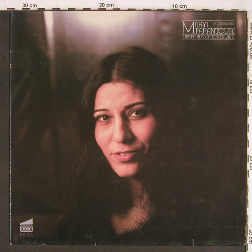 Farantouri,Maria: Lieder aus Griechenland, Pläne(88 224), D, 1980 - LP - Y5758 - 6,00 Euro