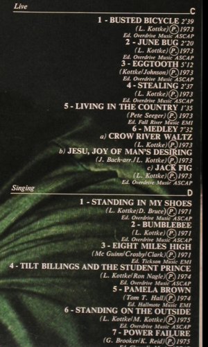 Kottke,Leo: The Best, Foc, Capitol(134 EVC 85061/6), D,  - 2LP - Y6035 - 7,50 Euro