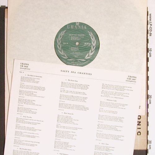 Revelers: Salty Sea Chanties, toc, Urania Rec. (UR 9020), US,m-/VG+ Typ: LP Best.-Nr.: Y6463 Preis: 6,00 Euro