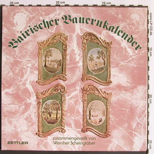 V.A.Bairischer Bauernkalender: Tobias Reiser...Lamer Sänger, Foc, Zettler / Teldec (66.22 420), D Typ: LP Best.-Nr.: Y6516 Preis: 9,00 Euro