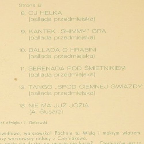 Kapela Czerniakowska: Same, Muza(SXL 0767), PL,  - LP - Y6521 - 5,00 Euro