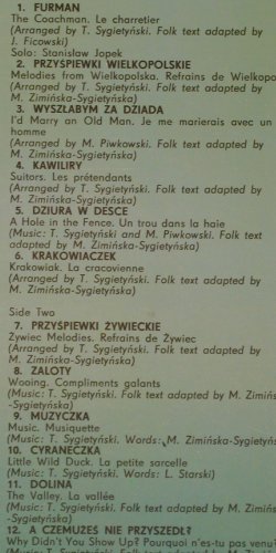 Polish Song & Dance Ensemble: Vol.3 - Mazowsze (1965), Muza(SX 0143), PL,  - LP - Y6533 - 6,00 Euro