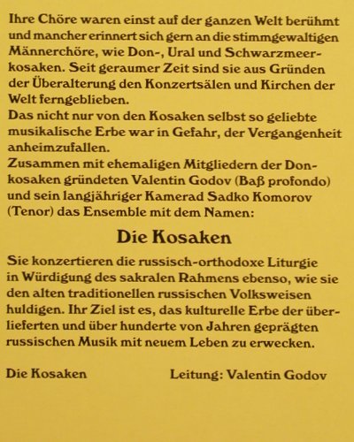 Kosaken - Die: Rema-Cantare, Renate Marklein Hebbel(LC 11 89 101), D, 1989 - LP - Y6589 - 6,00 Euro