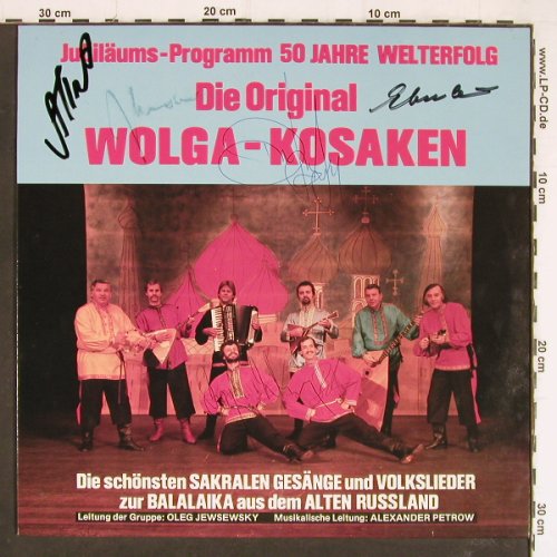 Original Wolga Kosaken: Jubiläums-Programm,50 Jahre, sign., Fairplay(FP 2003), D, 1983 - LP - Y7292 - 7,50 Euro