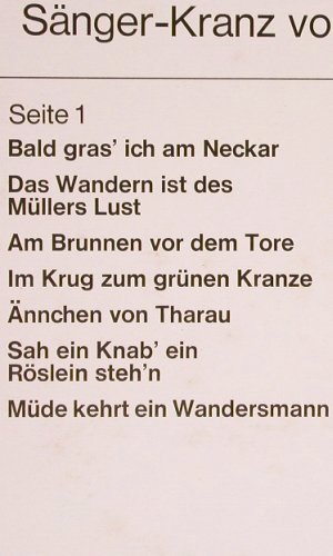 Sänger-Kranz von 1870 Adolphina: Am Brunnen vor dem Tore, Standard(O 1201), D, 1968 - LP - Y7311 - 5,50 Euro