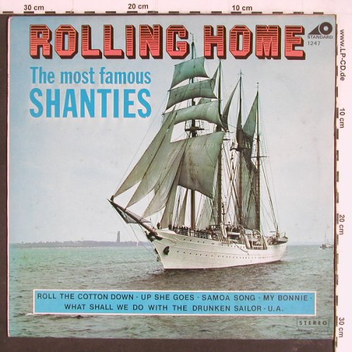 Roseneckh,Hans u.Jörn Harder: Rolling Home,Hamburger Sailing-Crew, Standard (STD-LP 1247), D Typ: LP Best.-Nr.: Y7313 Preis: 7,50 Euro