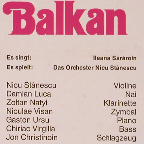Stanescu,Nicu Orchester: Feurige Klänge vom Balkan, Europa(E 329), D, 1969 - LP - Y7600 - 7,50 Euro