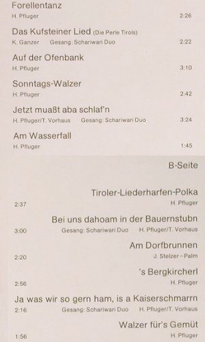 Pfluger,Hubert: Fröhliche Liederharfe, Fontana Musterplatte(9294 024), D, 1975 - LP - Y9393 - 7,50 Euro