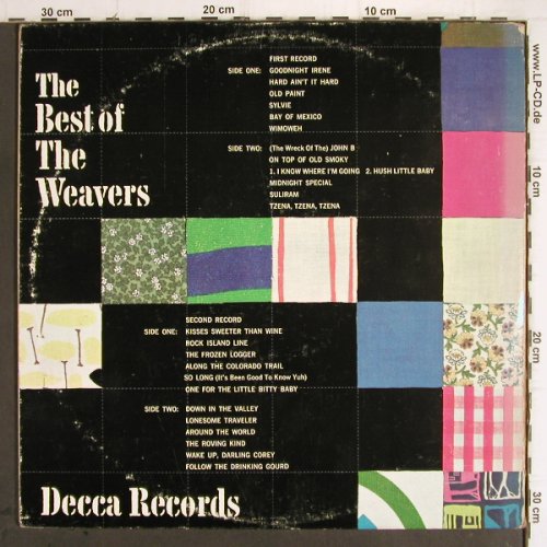 Weavers(Pete Seeger): The Best of, Foc, Decca(DXSB 7173), US, m-/vg+,  - 2LP - Y9498 - 9,00 Euro