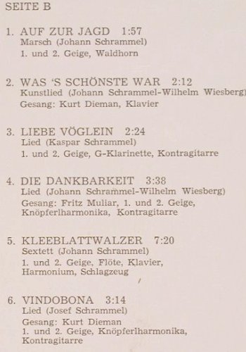 Muliar,Fritz und Kurt Dieman: Bei guter Laune (3*Schrammel), Polyhymnia(1988), A, m-/vg+,  - LP - Y9614 - 7,50 Euro