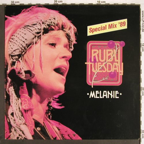 Melanie: Ruby Tuesday,sp.mx89/radio/Show you, Baierle Records (572 61 011 AD), D, 1989 Typ: 12" Best.-Nr.: Y9877 Preis: 1,00 Euro