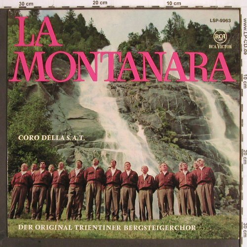 La Montanara - Coro Della S.A.T.: Der original Trientiner Bergsteiger, RCA Victor(LSP-9963), D, Ri,  - LP - Y9887 - 6,00 Euro