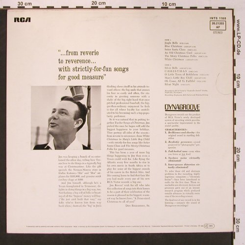 Reeves,Jim: Twelve Songs Of Christmas (1964), RCA(26.21203 AF), D, Ri,  - LP - B439 - 5,00 Euro