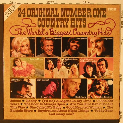 V.A.24 Original Number One Country: Hits,Foc, RCA(CL 42346), D, 1978 - 2LP - F2623 - 5,00 Euro