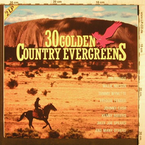 V.A.30 Golden County Evergreens: Freddie Fender..Jim Reeves, SR(15 192 8), D,  - 2LP - F9195 - 5,00 Euro