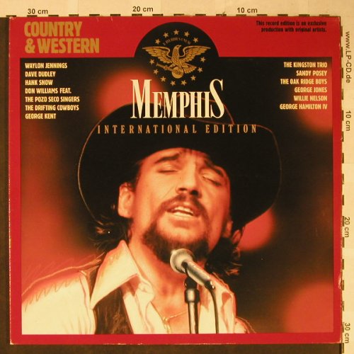 V.A.Country & Western -Int.Edition: Memphis, Foc, red vinyl, Ariola(206 725-000), D, 1985 - LP - H2396 - 5,00 Euro
