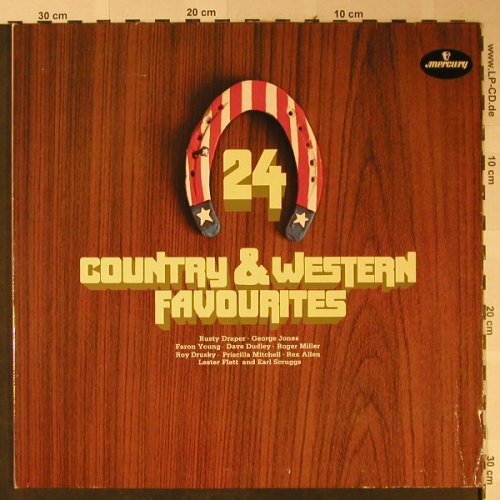 V.A.24 Country and Western Favorite: Rusty Draper...Faron Young, Foc, Mercury(9072 206), D,  - 2LP - H2492 - 6,00 Euro