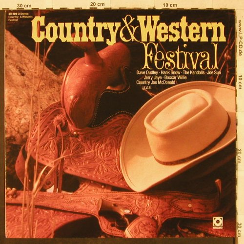 V.A.Country & Western Festival: Dave Dudley...Joe Sun, Sonocord(28 408-3), D, Ri, 1981 - LP - H3443 - 5,00 Euro