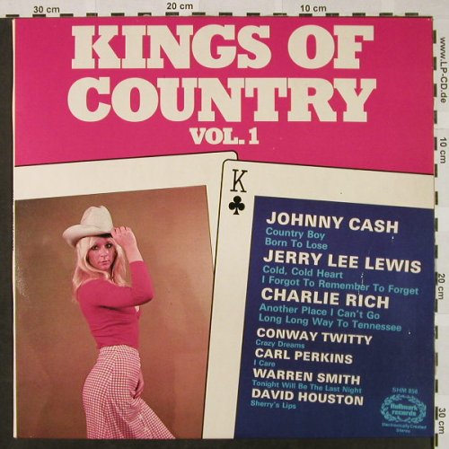 V.A.Kings Of Country: Vol.1 - Johnny Cash...Warren Smith, Hallmark(SHM 856), UK,  - LP - H4641 - 5,00 Euro