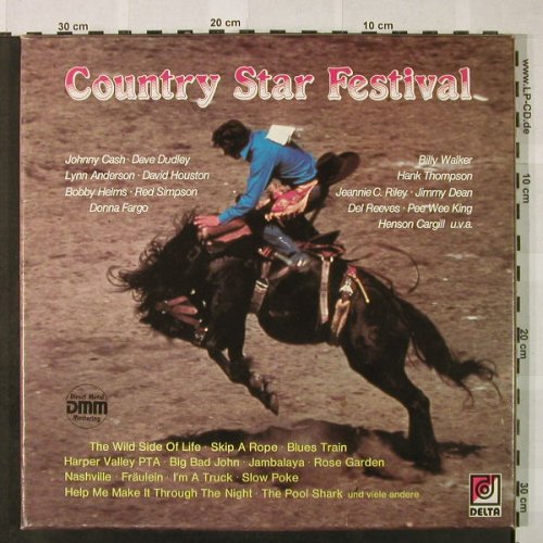 V.A.Country Star Festival: Jeannie C.Riley...Kenny Price, Box, Delta(DK 29 038), D,  - 3LP - H4817 - 9,00 Euro