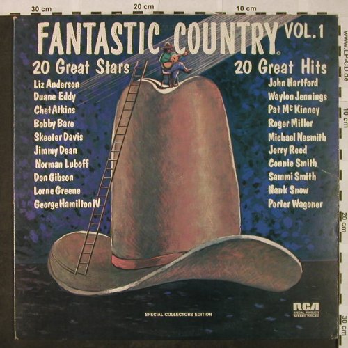 V.A.Fantastic Country Vol.1: 20 Gr.Stars-Liz Anderson..P.Wagoner, RCA Salem(PRS-387), US, 1972 - LP - H4830 - 5,50 Euro