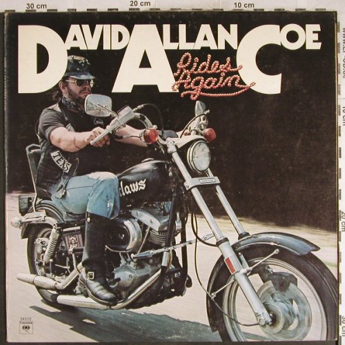 Coe,David Alan: Rides Again, Columbia(34310), US, 1977 - LP - H7728 - 7,50 Euro