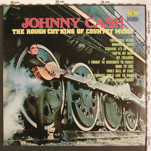 Cash,Johnny: The Rough Cut King Of Country Music, Bellaphon/Sun (BI 1578), D, 1970 Typ: LP Best.-Nr.: V1147 Preis: 9,00 Euro