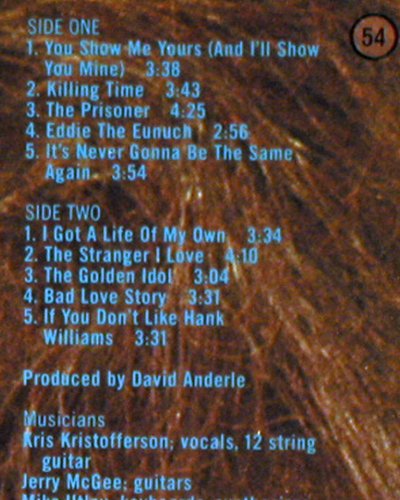 Kristofferson,Kris: Surreal Thing, Monument (MNT 81496), NL, 1976 Typ: LP Best.-Nr.: V1159 Preis: 7,50 Euro